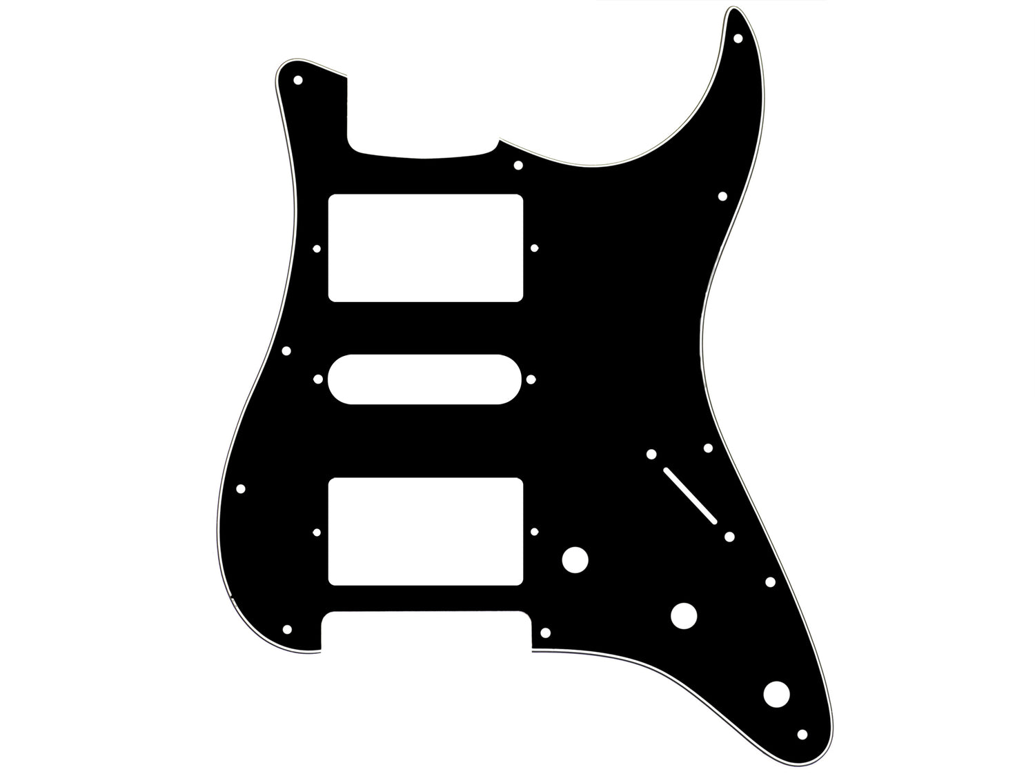 HSH Schlagbrett für Strat® (Modern 11 Loch)