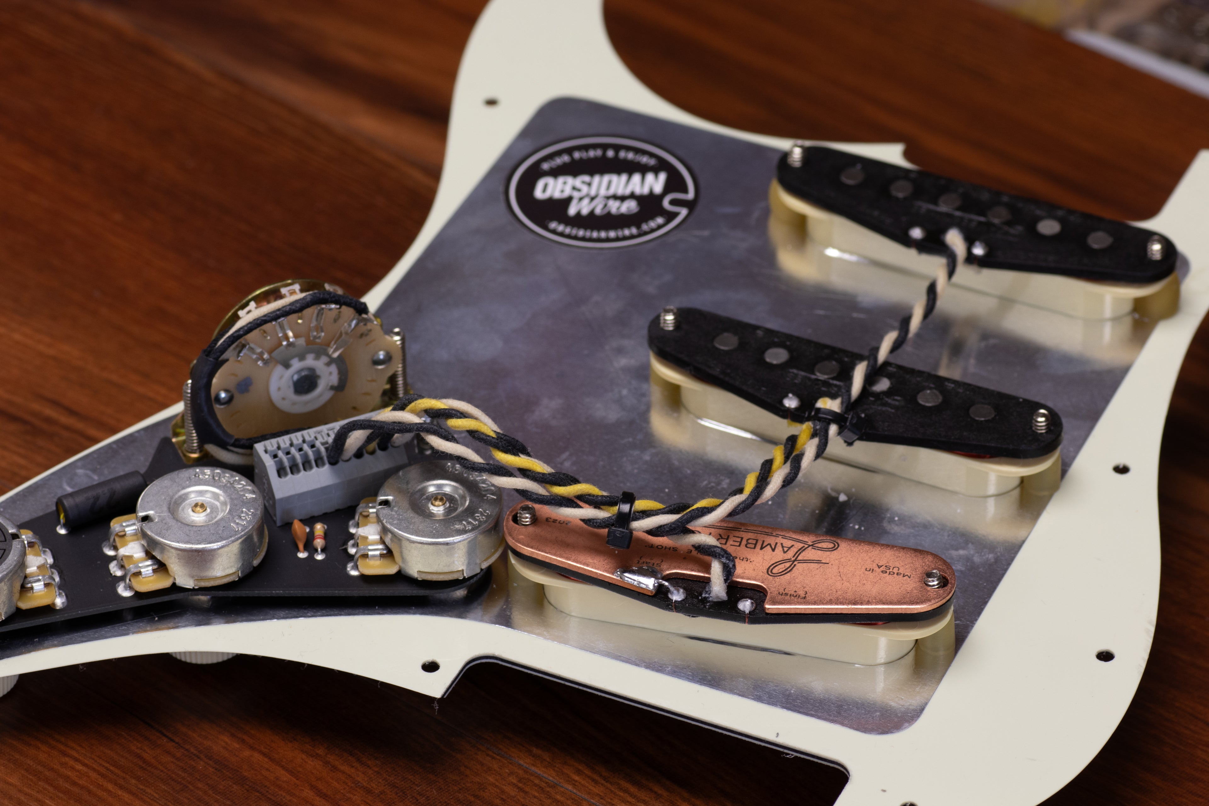 Custom Works: LEFTY! Loaded Pickguard for Strat® (SSS)