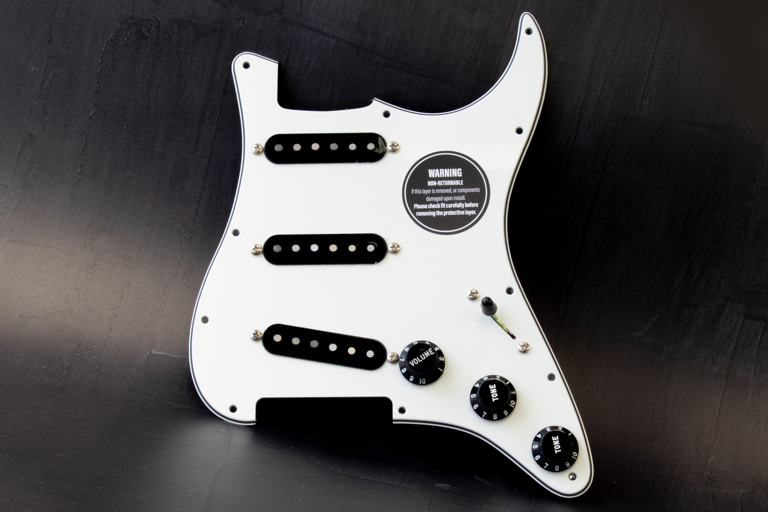 Custom Works: Tonerider Loaded Pickguard (SSS)