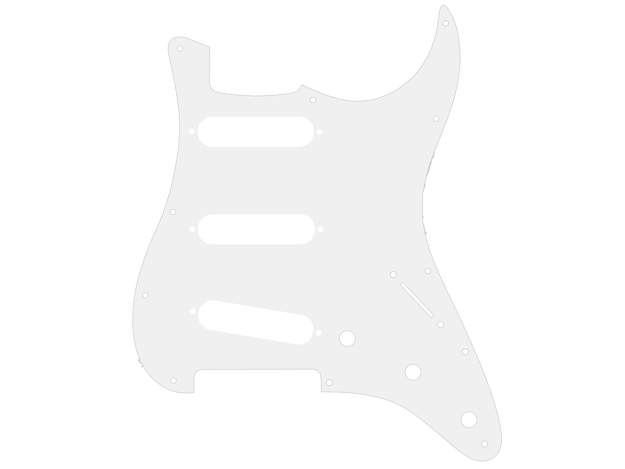 Pickguard pour SSS Stratocaster® (moderne 11 trous)