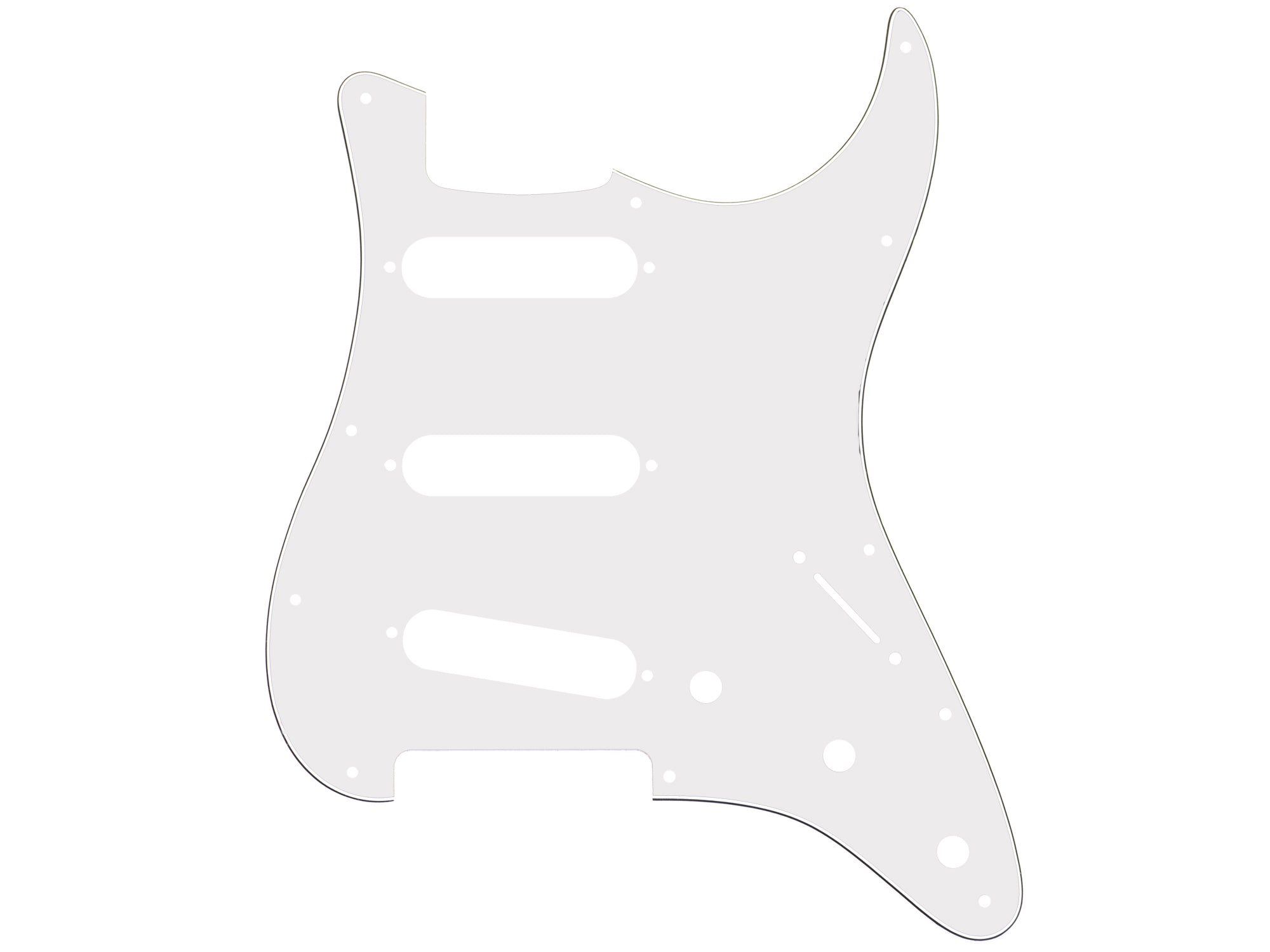Schlagbrett für SSS Stratocaster® (Modern 11 Loch)