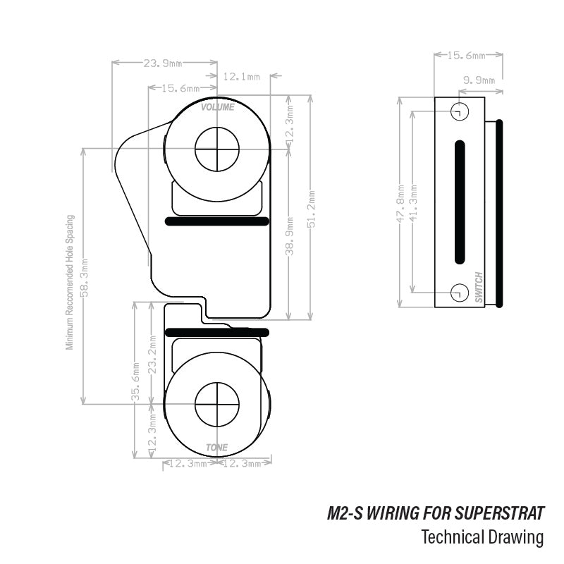 M2-S | S-Style Wiring for HH &amp; SS Superstrat
