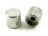 ObsidianWire Store | Big Knurl Brass Knobs for Tele® / P Bass®  (Chrome) by Obsidian Wire | 12.99